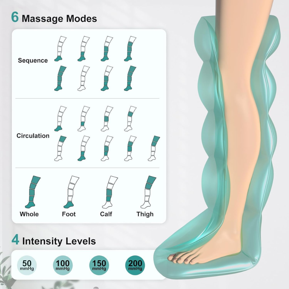 Cordless Leg Compression Massager