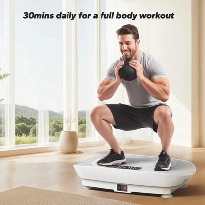 MERACH Vibration Plate Weight Loss Whole Body Workout Fitness Exercise Machine