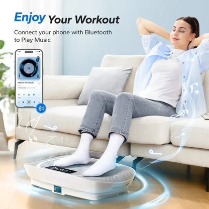 MERACH Vibration Plate Weight Loss Whole Body Workout Fitness Exercise Machine